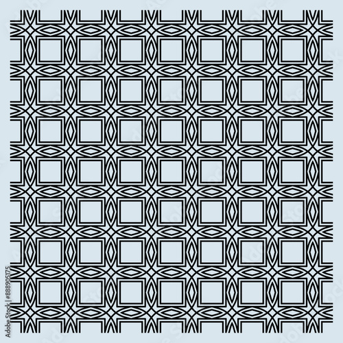 Dark seamless pattern with letter X