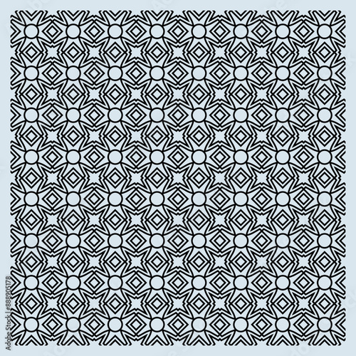 Dark seamless pattern with letter X