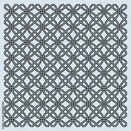 Dark seamless pattern with letter X