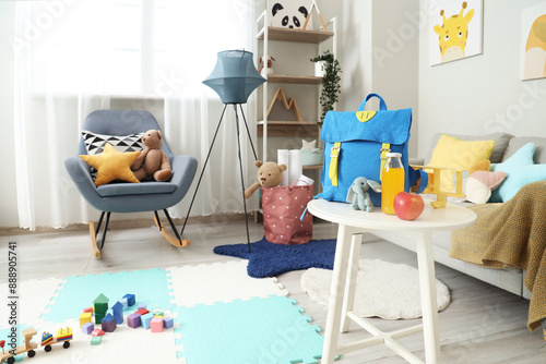 Bright children's playroom ...