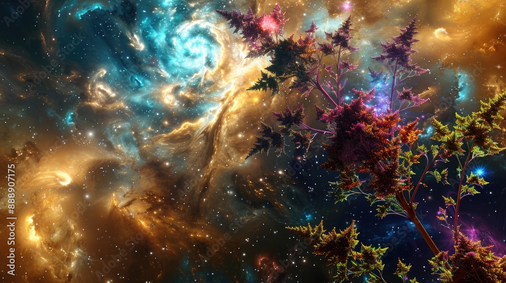 Galactic formation and plant Galactic formation and plant