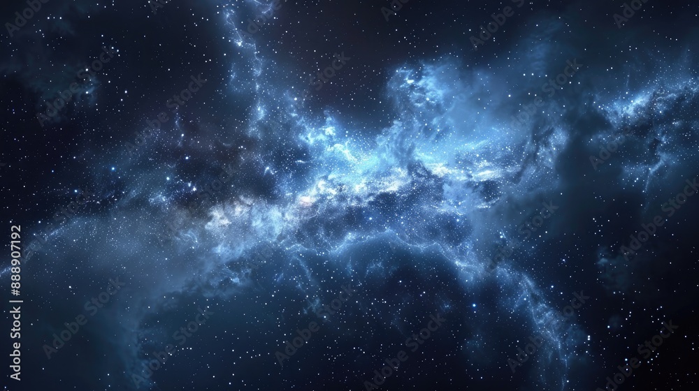 Fototapeta premium Galactic Formation of Milky Way