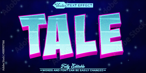 Cartoon Magical Tales Editable Text Effect Template