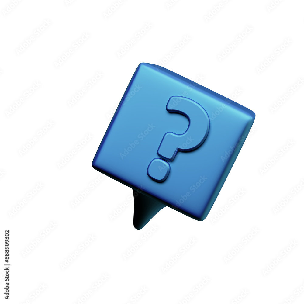 Various toon 3D icons of speech bubbles Various toon 3D icons of speech bubbles