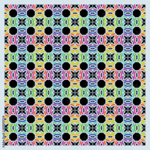 Modern colorful geometric pattern background