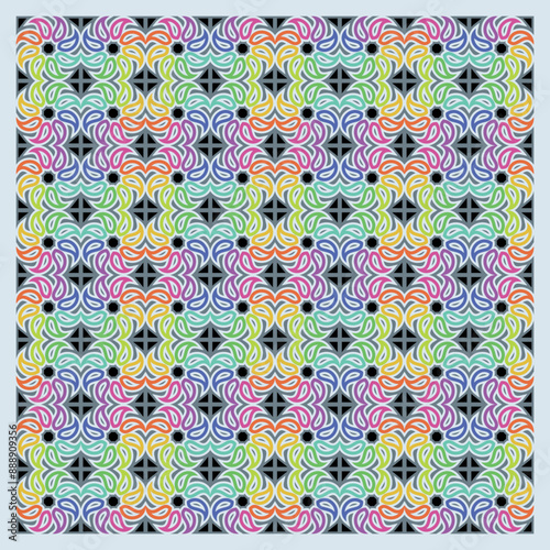 Modern colorful geometric pattern background