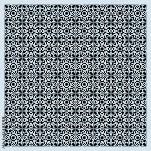 Dark seamless pattern with letter X