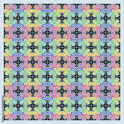 Modern colorful geometric pattern background