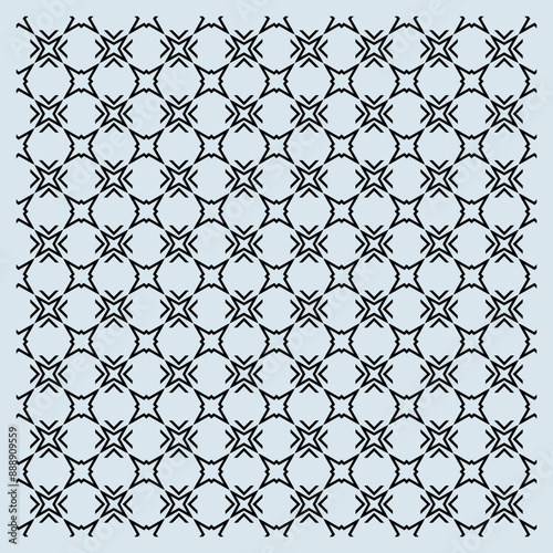 Modern seamless pattern with letter X