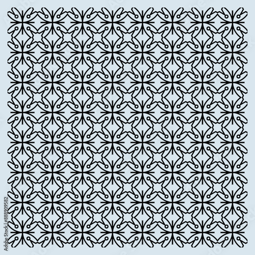 Dark seamless pattern with letter X