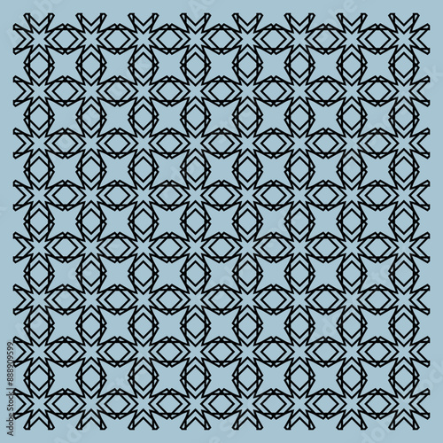 Dark seamless pattern with letter X