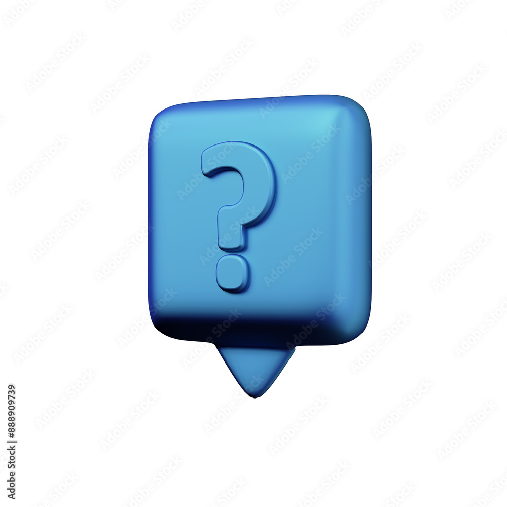 Various toon 3D icons and signs