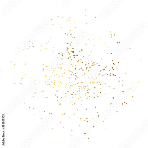 Gold foil in PNG format.A gilded vortex on a transparent background. A luxurious gold-plated foil vortex. Elegance abstract glitter, sparkle, shimmer, radiance, shimmer, shimmer of gold dust.