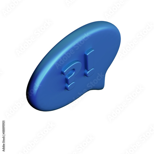 Various toon 3D icons and signs