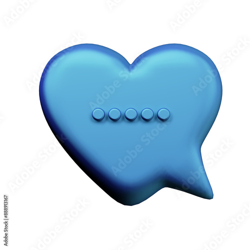 Various toon 3D icons and signs