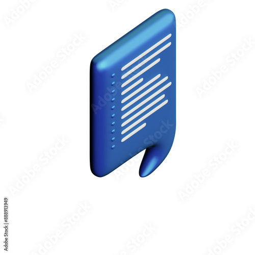 Various toon 3D icons and signs