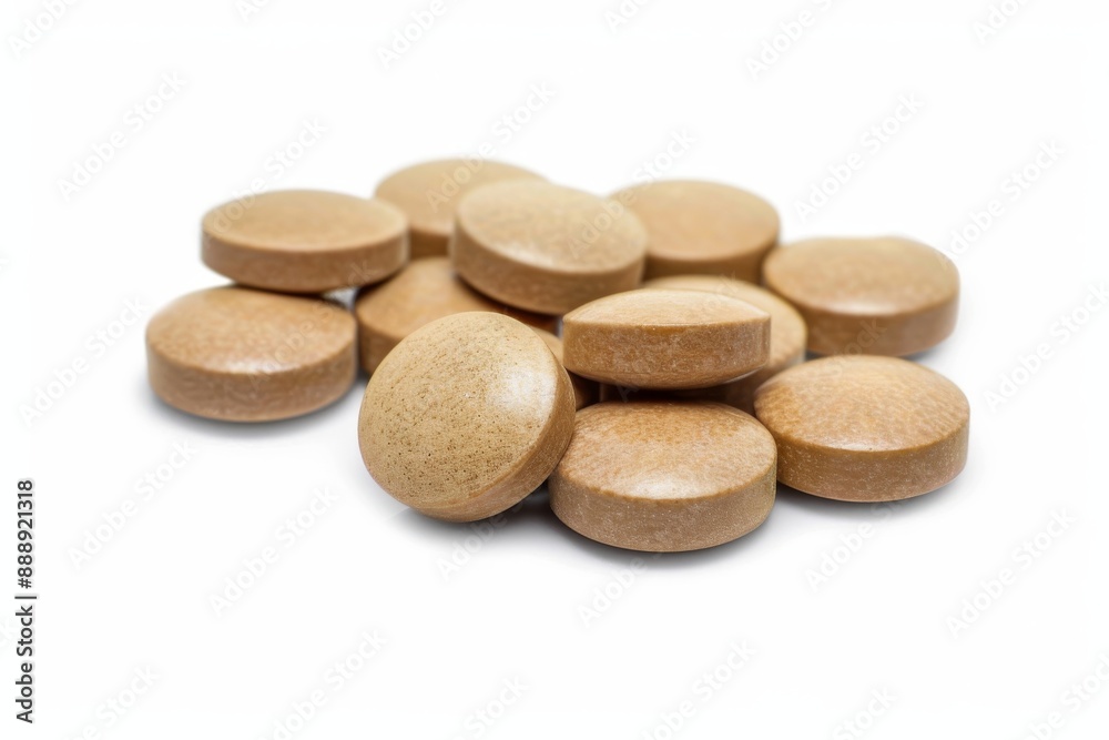 Panacea Tablet, Magic Pills for all Diseases Isolate on White Panacea Tablet, Magic Pills for all Diseases Isolate on White