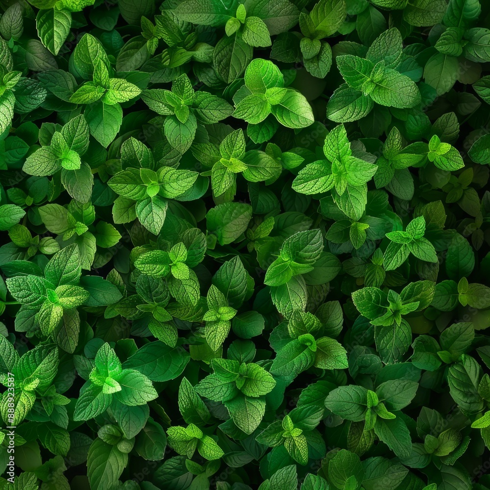 Many mint leaves texture background, fragrant spices pattern, Mentha piperita mockup, peppermint banner Many mint leaves texture background, fragrant spices pattern, Mentha piperita mockup, peppermint banner