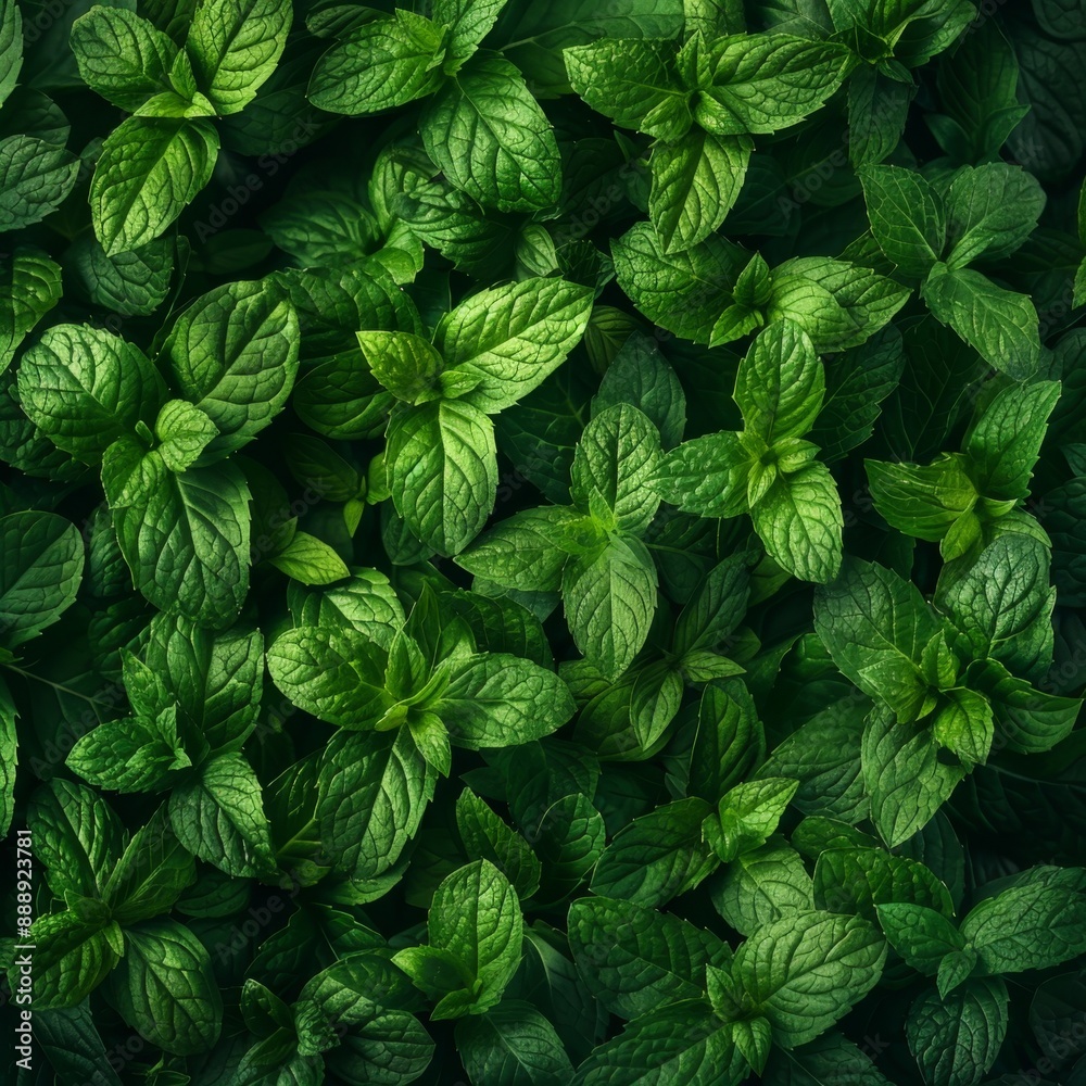 Many fresh peppermint leaves texture background, fragrant spices pattern, Mentha piperita mockup Many fresh peppermint leaves texture background, fragrant spices pattern, Mentha piperita mockup
