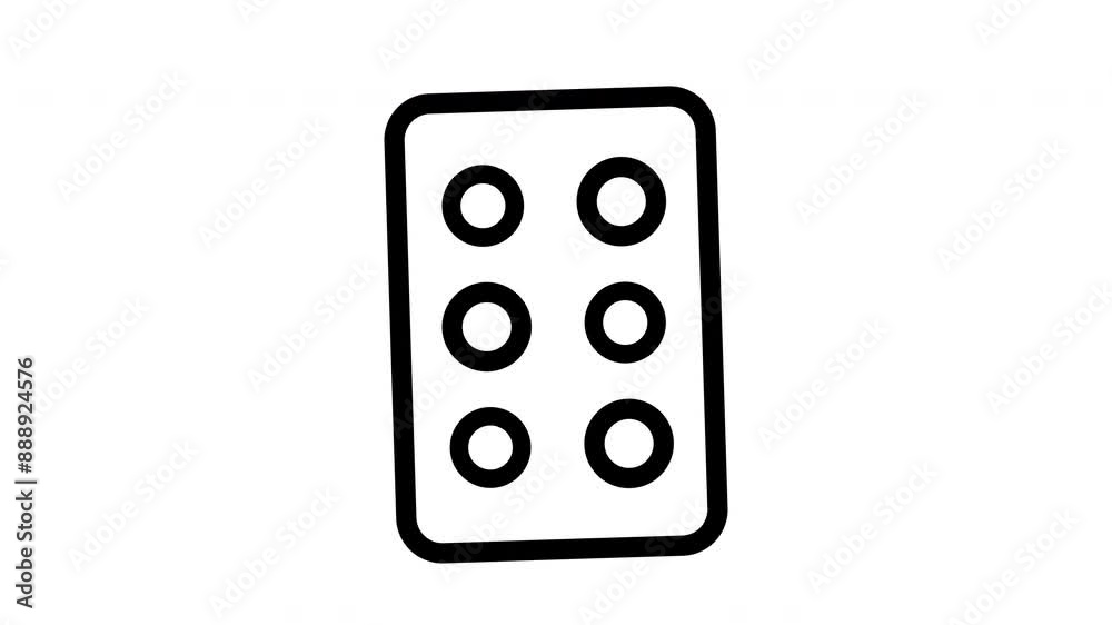 Animated tablets line icon on transparent background, medical animation, 4k video motion graphic with alpha channel, use for web design, mobile apps, ui design Animated tablets line icon on transparent background, medical animation, 4k video motion graphic with alpha channel, use for web design, mobile apps, ui design