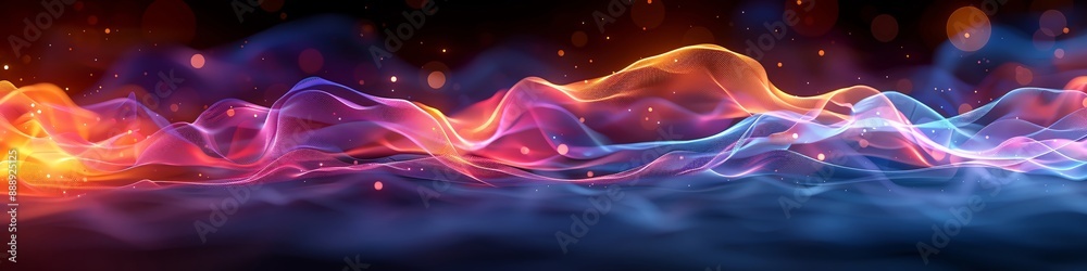 Dynamic color transitions synced to musical notes, music and colors, fluid visual experience Dynamic color transitions synced to musical notes, music and colors, fluid visual experience