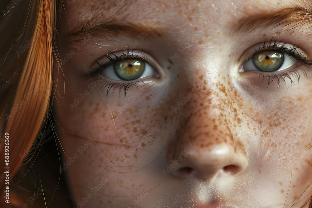Close-up photo of a beautiful girl, capturing her radiant features and natural beauty in a detailed, expressive portrait Close-up photo of a beautiful girl, capturing her radiant features and natural beauty in a detailed, expressive portrait