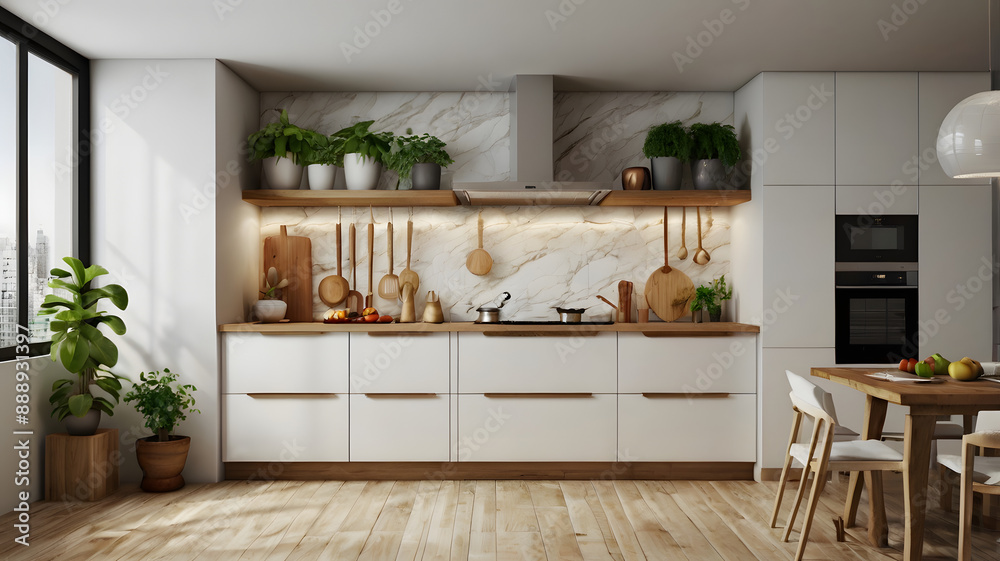 interior of a kitchen, ai generated interior of a kitchen, ai generated