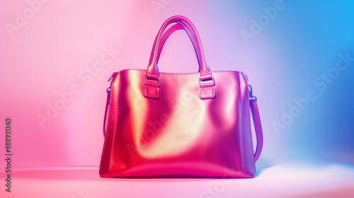 Stylish women’s purse handbag isolated against a background.