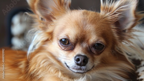 Chihuahua with lengthy hair