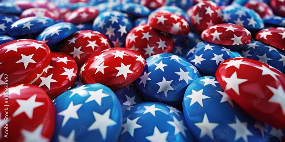 Fototapeta premium USA election concept