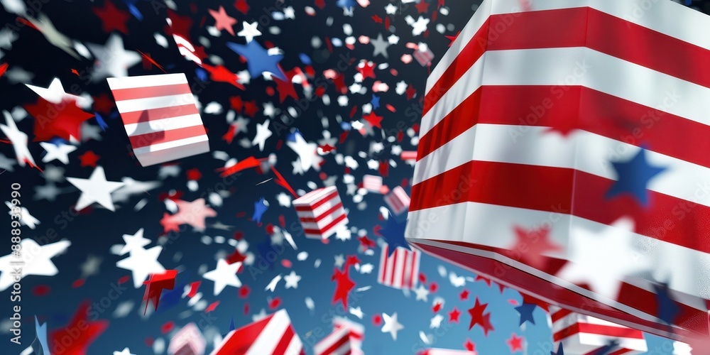 Fototapeta premium USA election concept