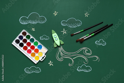 Rockets made of plasticine ...