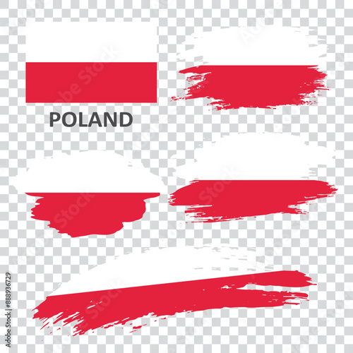 Free Download A set of flags of Poland - GFXLoad