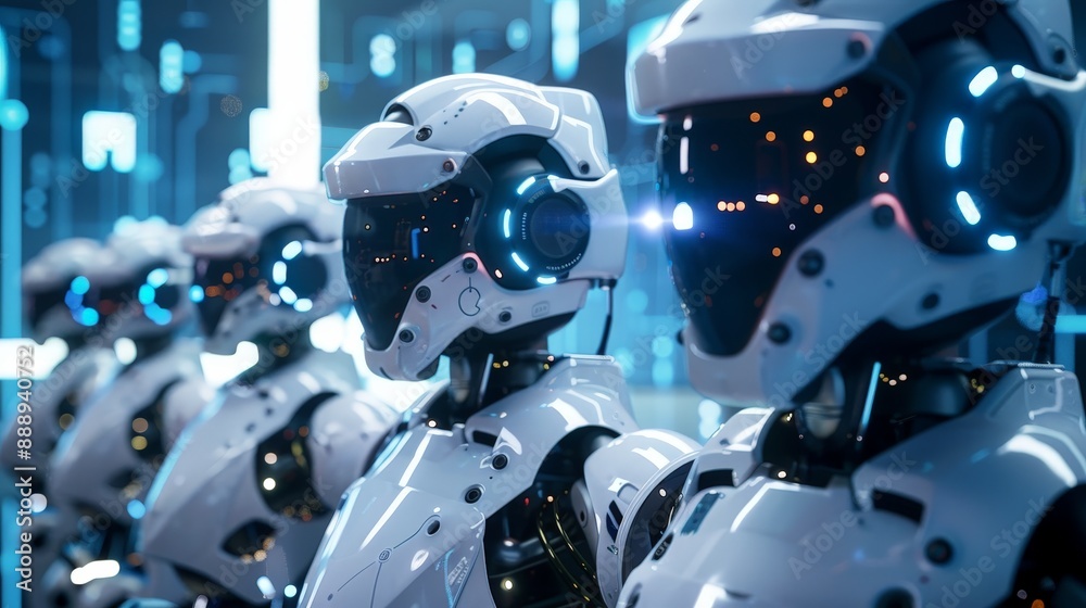 Futuristic Cybernetic Tech Firm with Robotic R&D Labs and Neon Innovation Hubs Leading Advancements in Technology Futuristic Cybernetic Tech Firm with Robotic R&D Labs and Neon Innovation Hubs Leading Advancements in Technology