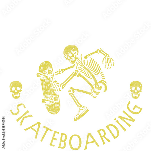 45 Strongbones Skateboarding - Aesthetic Streetwear Transparent Graphic T-Shirt Design