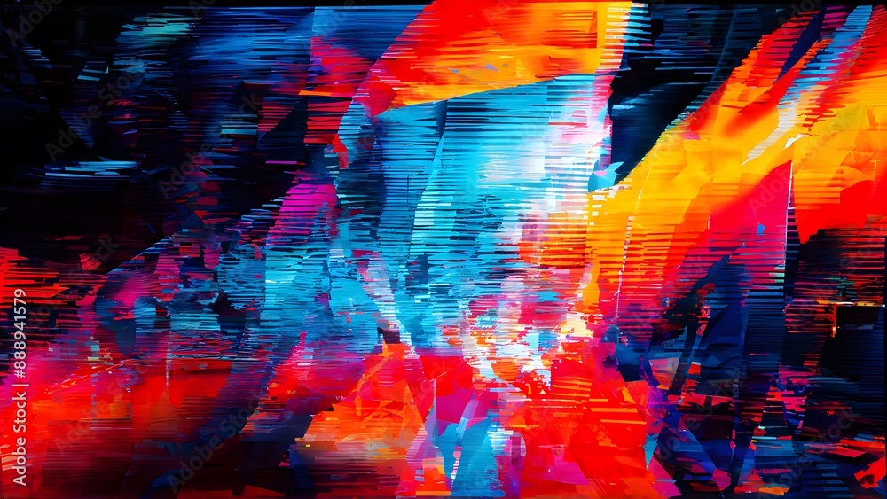 Naklejka premium abstract background with stars