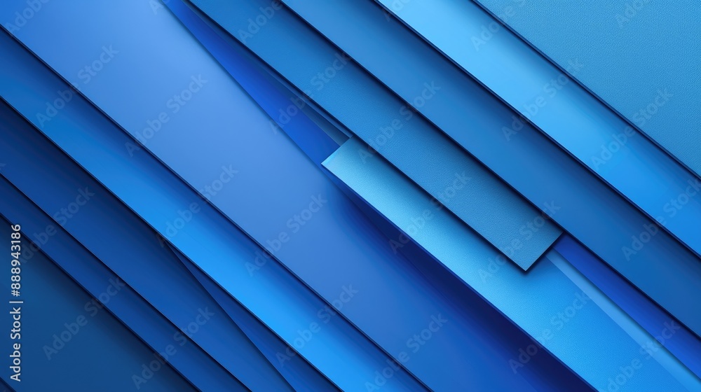 Obraz premium Blue material design with abstract background and web template