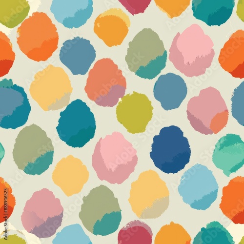 seamless pattern of watercolor textures and gradients, Generative AI