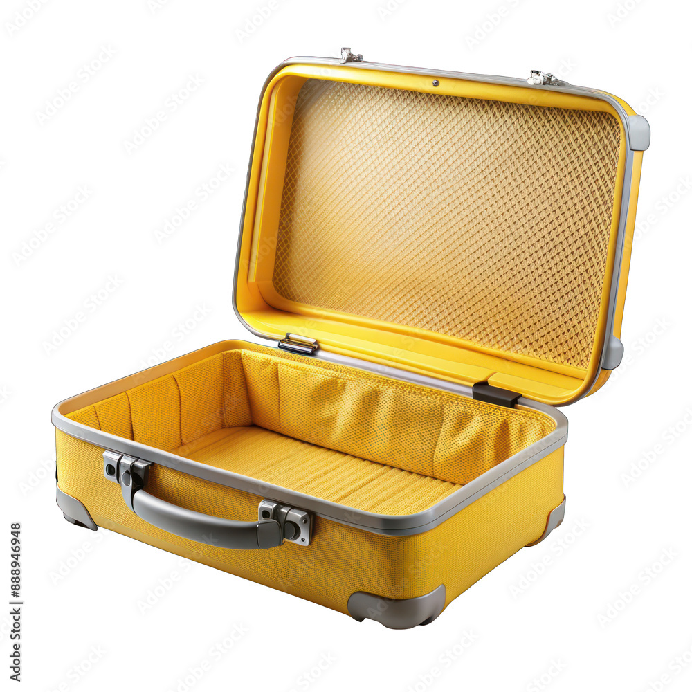 custom made wallpaper toronto digitalyellow empty suitcase isolated on white