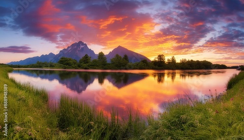  Nature's grand finale unfolds as the sun bids adieu, casting long shadows and bathing the world in golden light.