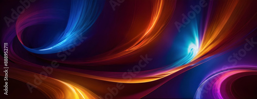 abstract background with glowing lines