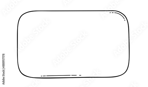 Comic speech bubble with swear words symbols. Hand drawn speech bubble	