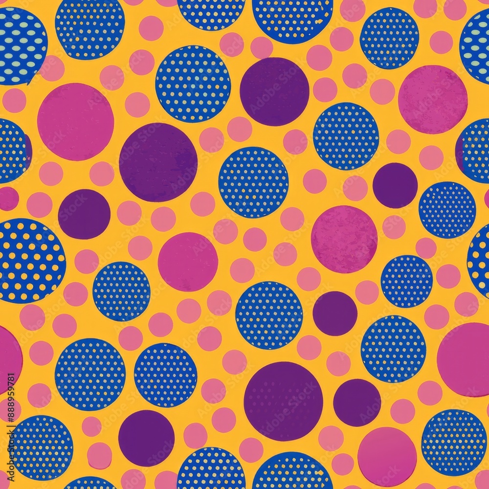seamless pattern of dotted circles in varying opacities, creating a layered effect, Generative AI seamless pattern of dotted circles in varying opacities, creating a layered effect, Generative AI