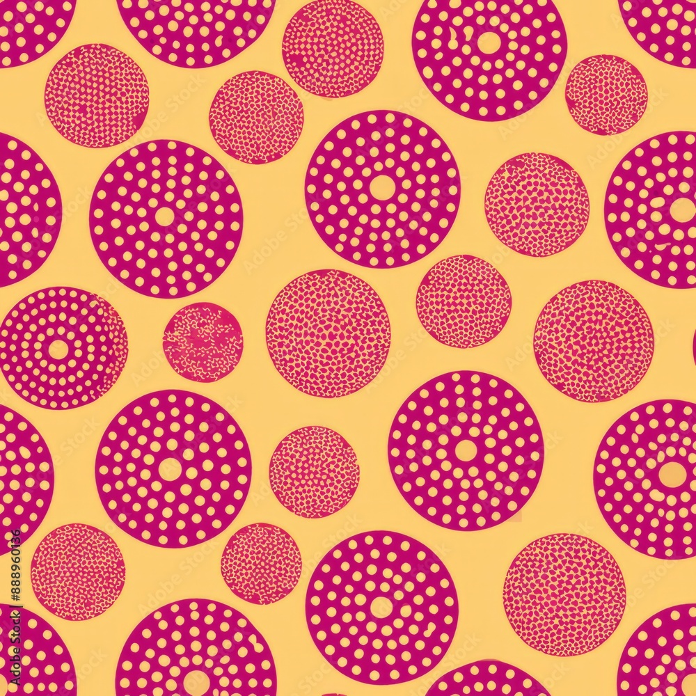 seamless pattern of dotted circles in varying opacities, creating a layered effect, Generative AI seamless pattern of dotted circles in varying opacities, creating a layered effect, Generative AI