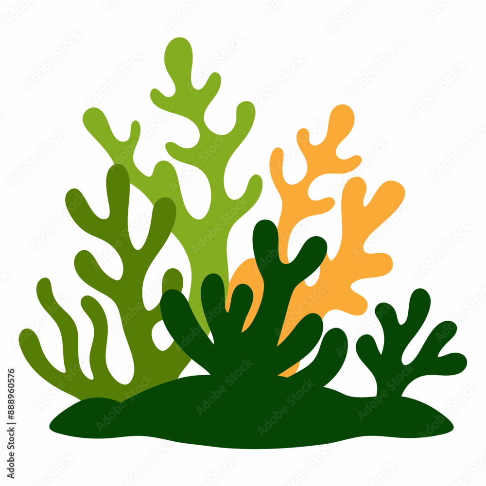 Coral reefs, ecology, eco, bio, nature, nature, nature protection, icons, ai generative Coral reefs, ecology, eco, bio, nature, nature, nature protection, icons, ai generative