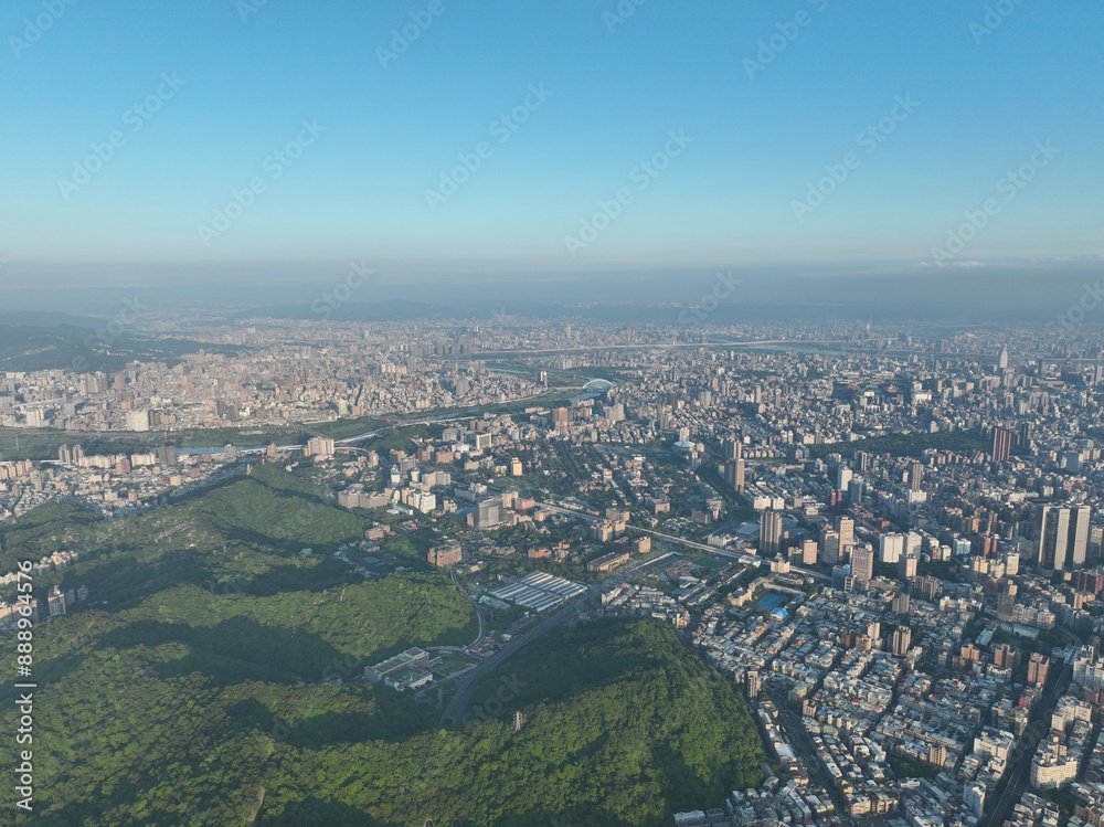 Obraz premium Taipei Basin.