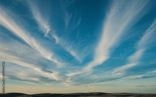 Blue sky with cloud