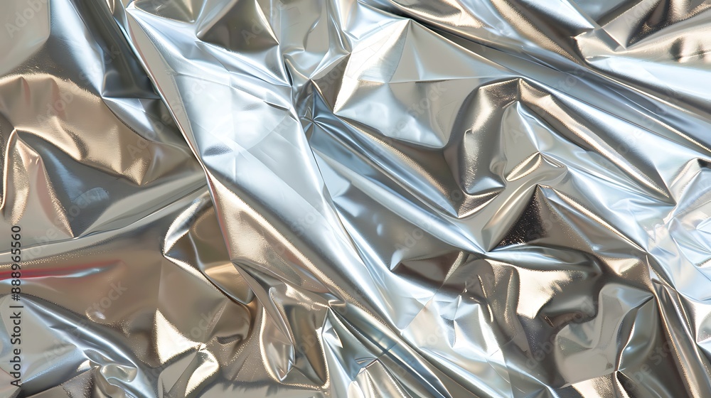 Crumpled Metallic Foil Texture Crumpled Metallic Foil Texture