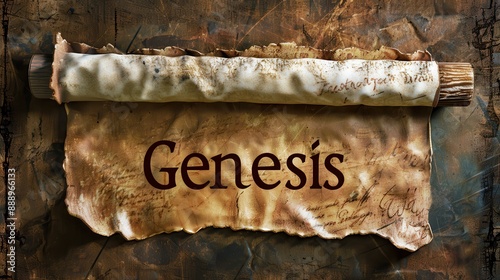 Historic Manuscript of Genesis: Sacred Scripture for Theological Education and Spiritual Reflection