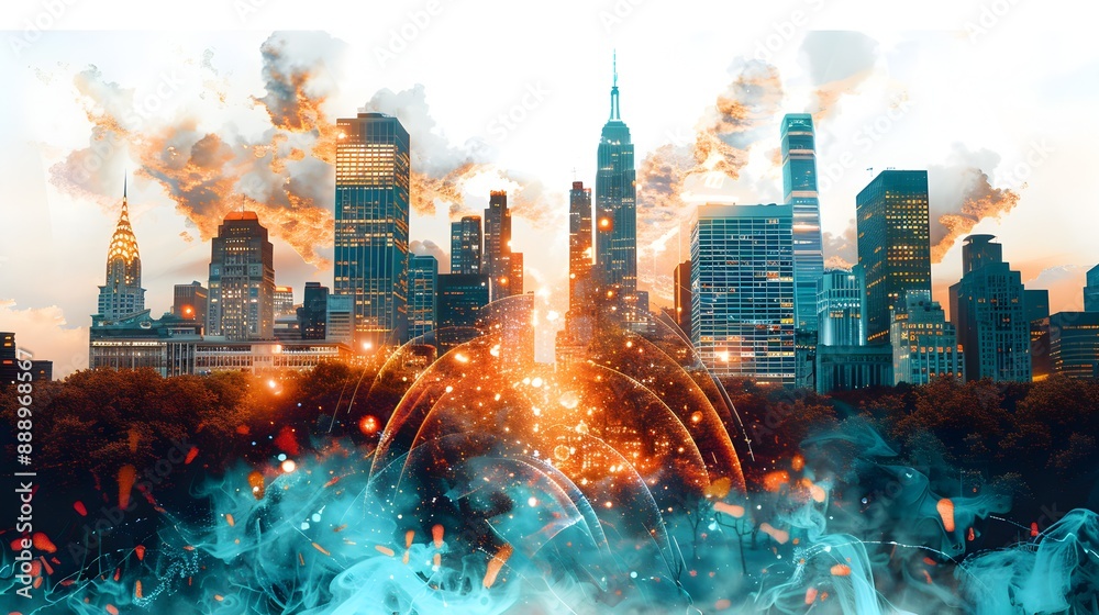 Lively atmosphere created and a dynamic swirling motion effect. Lively atmosphere created and a dynamic swirling motion effect.